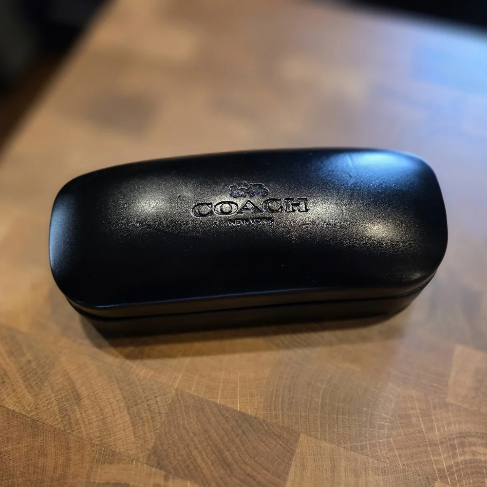 🔥COACH🔥 Black Glasses Case - Picture 2 of 5